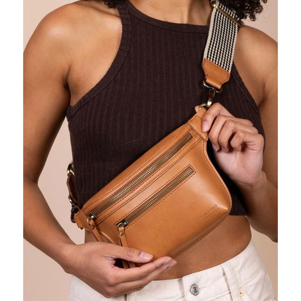 Beck's Bum Bag in Cognac Stromboli Leather